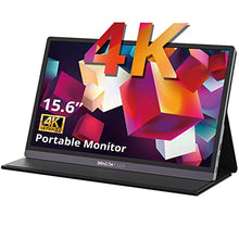Load image into Gallery viewer, Dragon Touch 4K Portable Monitor - 15.6 Inch IPS HDR Gaming Monitor 100% sRGB FreeSync with Speakers VESA Compatible for Xbox PS4 Nintendo Switch Laptop PC Phone Mac Surface (Not Touchscreen)
