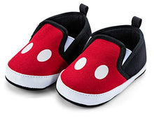 Load image into Gallery viewer, Disney Mickey Mouse Red and Black Infant Shoes (Red and Black, 12_Months)
