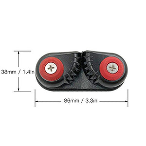 1 x Kayak Cam Cleat Boat Canoe Sailboat Dinghy Aluminum Cam Cleats Fast Entry Kayak Cleats Daerzy