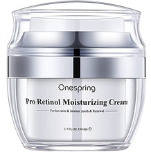 Load image into Gallery viewer, Retinol Cream for Face,Onespring Wrinkle Cream,Firming Cream for Women Anti Aging Collagen with Hyaluronic Acid Day and Night Serum Anti Wrinkle Retinol Complex-Made in USA
