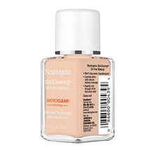 Load image into Gallery viewer, Neutrogena SkinClearing Oil-Free Acne and Blemish Fighting Liquid Foundation with Salicylic Acid Acne Medicine, Shine Controlling, for Acne Prone Skin, 100 Natural Tan, 1 fl. oz
