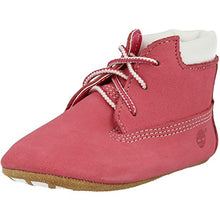 Load image into Gallery viewer, Timberland Crib With Hat Bootie ,Pink,2 M US Infant
