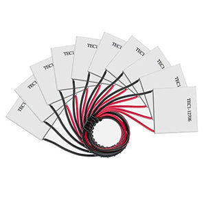 diymore TEC1-12706 12V 60W 6A 40MMX40MM Heatsink Thermoelectric Cooler Cooling Peltier Plate Module 10pcs