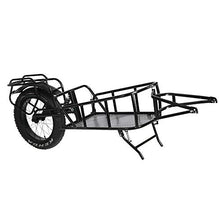 Load image into Gallery viewer, QuietKat 20QKCTSW Rear Cargo Trailer, Single Track FatTire Off Road, 14”x 24” Storage
