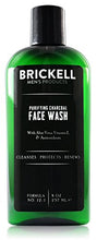 Load image into Gallery viewer, Brickell Men's Purifying Charcoal Face Wash for Men, Natural and Organic Daily Facial Cleanser, 8 Ounce, Scented
