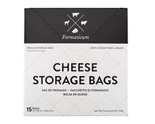 Load image into Gallery viewer, Formaticum Cheese Storage Bags, Keep Charcuterie Fresh, Wax Paper Bags, 15 Count
