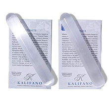 Load image into Gallery viewer, KALIFANO 2 Pack Selenite Wand with Healing &amp; Calming Effects - High Energy Crystal Used for Cleansing and Protection (Information Card Included)
