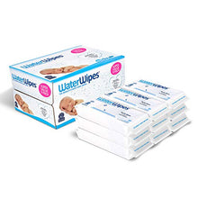 Load image into Gallery viewer, WaterWipes Original Baby Wipes, 99.9% Water, Unscented &amp; Hypoallergenic for Sensitive Newborn Skin, 9 Packs (540 Count)
