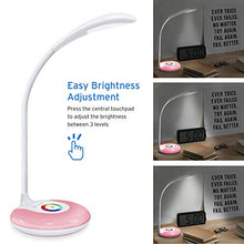 Load image into Gallery viewer, Etekcity LED Desk Lamp with USB Charging Port, Eye-caring Table Lamp with 3 Brightness Levels, Touch Control, Adjustable Gooseneck, Color Night Light for Office and Bedroom, Gift for Kids and Families
