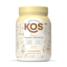 Load image into Gallery viewer, KOS Organic Plant Based Protein Powder, Vanilla - Delicious Vegan Protein Powder - Keto Friendly, Gluten Free, Dairy Free and Soy Free - 2.4 Pounds, 30 Servings
