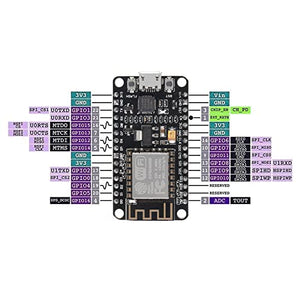 DORHEA 5PCS ESP8266 ESP-12F Development Board Internet NodeMCU WiFi Serial Wireless Module NodeMCU-12F CP2102 Based on ESP8266 WiFi Module for Ardu-ino IDE/Micropython