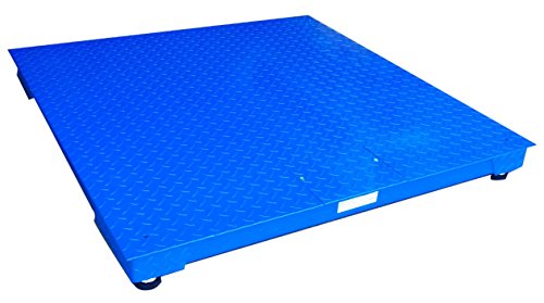 Optima Scale NTEP Legal for Trade 4 by 4-Feet Heavy Duty Floor/Pallet Scale, 5000-Pound by 1-Pound