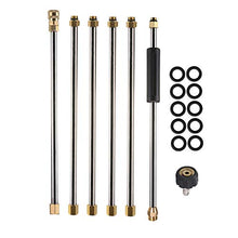 Load image into Gallery viewer, Tool Daily Pressure Washer Extension Wand, 90 Inch Power Washer Lance, 1/4 Inch Quick Connect, M22, 4000 PSI
