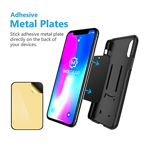 Load image into Gallery viewer, Magnetic Car Mount, WixGear Universal Stick On Mount (2 Pack) Dashboard Magnetic Phone Holder for Car for Cell Phones and Mini Tablets with Fast Swift-snap Technology, Magnetic Cell Phone Mount