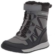 Load image into Gallery viewer, Merrell Snow Crush 2.0 Waterproof Boot, Black/Grey, 5 US Unisex Big Kid
