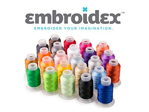 Embroidex Embroidery Machine Starter Kit - Everything Needed to Do Machine Embroidery Plus Bonus Embroidery Designs and Instructional CD