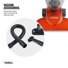 Load image into Gallery viewer, VonHaus 2 in 1 Stick &amp; Handheld Vacuum Cleaner - 600W Corded Upright Vac with Lightweight Design, HEPA Filtration, Extendable Handle, Crevice Tool and Brush Accessories - Ideal for Hardwood Floors
