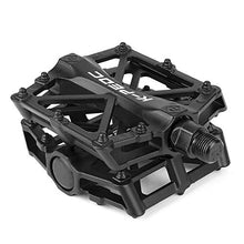 Load image into Gallery viewer, GPMTER Bike Pedals 9/16 for MTB, Mountain Road Bicycle Flat Pedal, with 16 Anti-Skid Pins -Universal Lightweight Aluminum Alloy Platform Pedal for Travel Cycle-Cross Bikes etc

