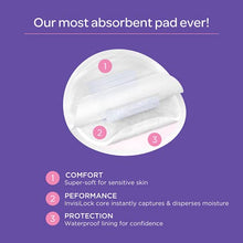 Load image into Gallery viewer, Lansinoh Stay Dry Disposable Nursing Pads for Breastfeeding, 100 Count
