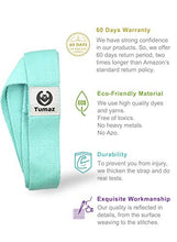 Load image into Gallery viewer, Tumaz Yoga Mat Strap, 2-in-1 Adjustable Sling - Mat Carrier &amp; Stretching Strap (15+ Colors, 2 Sizes Options) with Extra Thick, Durable and Comfy Delicate Texture [Mat NOT Included]
