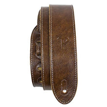 Load image into Gallery viewer, Perri’s Leathers Ltd. - Guitar Strap - Deluxe Italian Leather - Chestnut - Adjustable - For Acoustic / Bass / Electric Guitars - Made in Canada (JW-G7LE-IT68)
