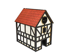 Load image into Gallery viewer, War World Gaming Medieval Town Cottage, Townhouse &amp; Barn Set (Painted / unpainted) &amp; Resin Accessories – 28mm/Heroic Fantasy Wargaming Terrain
