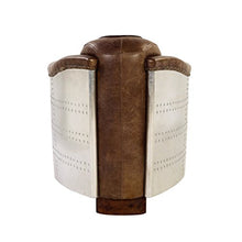 Load image into Gallery viewer, ACME FURNITURE Brancaster Chair, Retro Brown Top Grain Leather/Aluminum
