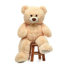Load image into Gallery viewer, MorisMos Giant Teddy Bear Stuffed Animal Plush, 35.4 inches Big Teddy Bear, Soft Plush Toy, Plush Teddy Bear Stuffed Animal for Girlfriend Kids on Valentines Christmas Birthday Party, Beige

