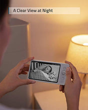 Load image into Gallery viewer, Video Baby Monitor, eufy Security, Video Baby Monitor with Camera and Audio, 720p HD Resolution, Night Vision, 5" Display, 110° Wide-Angle Lens Included, Lullaby Player, Ideal for New Moms
