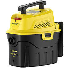 Load image into Gallery viewer, Stanley SL18910P-3 Wet/Dry, 3 Gallon, 3 Horsepower, Portable Car Vacuum, 3.0 HP AC, Black+Yellow
