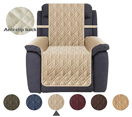 Ameritex Waterproof Nonslip Recliner Cover Stay in Place, Dog Chair Cover Furniture Protector, Ideal Recliner Slipcovers for Pets and Kids (23