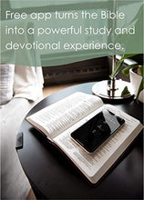 Load image into Gallery viewer, NLT Large Print Thinline Reference Holy Bible (Red Letter, Genuine Leather, Black): Includes Free Access to the Filament Bible App Delivering Study Notes, Devotionals, Worship Music, and Video
