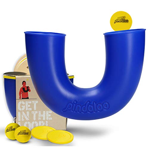pindaloo Skill Toy. The Latest Craze to Hit The U.S.A. for Kids, Teens and Adults. Lots of Fun, Develops Motor Skills, Hand/Eye Coordination and Confidence. for Indoor and Outdoor Play (Blue)