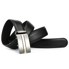 Load image into Gallery viewer, SQUEPLE Golden Letter S Men's Automatic Buckle with Genuine Leather Belt Strip LY87546-3-120
