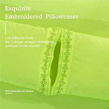 Load image into Gallery viewer, Bedlifes Luxury Bed Sheet Set – Fluorescent Green Sheets Super Soft Microfiber Sheets – 16&quot;Deep Pocket – Wrinkle Free Egyptian Sheets -Hypoallergenic King Sheet Set – Lemon Yellow 4 Piece
