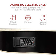 Load image into Gallery viewer, Best Choice Products Acoustic Electric Bass Guitar - Full Size, 4 String, Fretted Bass Guitar - Black
