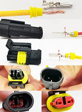 Load image into Gallery viewer, Twippo 352Pcs Waterproof Car Electrical Connector Terminals Automotive Electrical Wire Connector Plug Kit 1/2/3/4 Pin Connectors Male and Female
