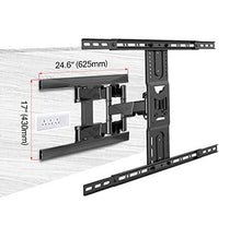 Load image into Gallery viewer, NB North Bayou TV Wall Mount Articulating Swivel TV Bracket for Most 45-75Inch Flat Screen Televisions VESA Compatible 200x200 Upto 600x400mm with 100 lbs Load Capacity P7
