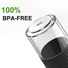 Load image into Gallery viewer, Portable Blender, 300ml BZseed Personal Size Blender Shakes and Smoothies, USB Rechargeable Mini Black Juicer Cup Handheld Fruit Mixer-IP68 Waterproof, BPA Free
