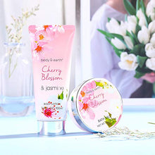 Load image into Gallery viewer, Bath Set for Women - Body&amp;Earth 8 Pcs Gift Basket with Cherry Blossom &amp; Jasmine Scent, Includes Bubble Bath, Shower Gel, Body &amp; Hand Lotion, Bath Salts and More, Perfect Gifts Set for Home Relaxation
