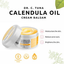 Load image into Gallery viewer, Farmasi Dr C Tuna Calendula Oil Cream-Balsam for Body, Pure Natural Skincare Repair and Moisturizer, Anti-Aging Ingredients for Dry, Sensitive and Irritated Skin with Healing Effects, 110 mL/3.7 fl. oz.
