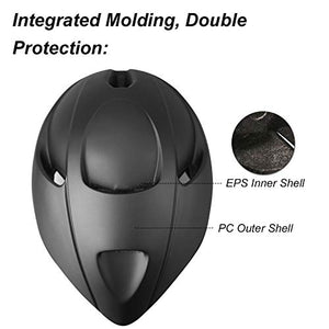 KINGLEAD Bike Helmet, Bicycle Helmet Men CPSC Certified with USB Charging Light&Detachable Magnetic Goggles UV Protective&Reflective Adjustment Straps&Carry Bag Mountain/Road Cycling Helmets(KL-089)