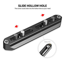 Load image into Gallery viewer, SMALLRIG Quick Release Safety Rail NATO Rail 10cm Long, Black- 1134
