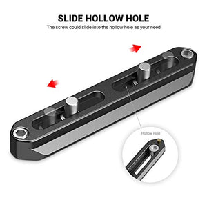 SMALLRIG Quick Release Safety Rail NATO Rail 10cm Long, Black- 1134