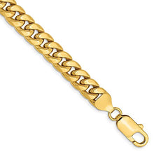 Load image into Gallery viewer, 14k Yellow Gold 7.3mm Miami Cuban Bracelet Chain 7 Inch Curb Fine Jewelry For Women Gifts For Her
