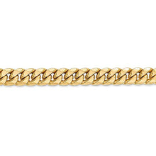 Load image into Gallery viewer, 14k Yellow Gold 7.3mm Miami Cuban Bracelet Chain 7 Inch Curb Fine Jewelry For Women Gifts For Her
