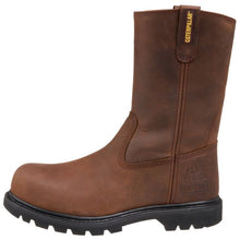 Load image into Gallery viewer, Cat Footwear Men's Revolver Pull-on Steel Toe Construction Boot, Brown, 8.5

