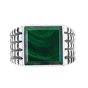 Effy 925 Sterling Silver Malachite Ring, 5.4 TCW IRS0L503L2
