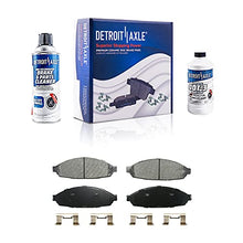 Load image into Gallery viewer, Detroit Axle - Front Disc Brake Rotors w/Ceramic Brake Pads, Hardware Replacement for 2003-2011 Ford Lincoln Mercury Town Car, Grand Marquis, Marauder, Crown Victoria - 6pc Set
