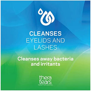 TheraTears Sterilid Antimicrobial Eyelid Cleanser and Facial Wash, with Hypochlorous Acid, 59 mL, 2 Fl oz Spray